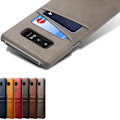 Miniatyrbillede 6 af 6: Samsung Note8 skal fodral skydd skinn kort visa mastercard - Grå Note8