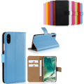 Pikkukuva 3 / 3: iPhone X/XS lompakkokotelo lompakko kotelo kuori suo kortti sininen - Sininen iPhone X/XS