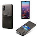 Miniatyrbillede 3 af 8: Kortholder Huawei P20 Pro skal mobilskal hul til oplader og høretelefoner - Light brown / beige