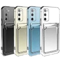 Pikkukuva 4 / 6: Samsung Galaxy S24/S23/S22/S21 korttitulari mobiilikuori - Transparent Samsung S23