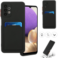 Miniatyrbillede 1 af 11: Sort kortholder etui beskyttelse Samsung A53/A33/A13/A52/A12 - Black A52 / A52S Samsung Galaxy