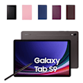 Miniatyrbillede 5 af 6: 360 etui Samsung Galaxy Tab S9 skærmbeskytter cover sort - Sort Sort