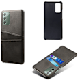 Miniatyrbillede 2 af 7: Samsung Note20 etui cover beskyttelse læder kort visning mastercard - Rød Note20