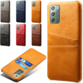 Pikkukuva 4 / 6: Samsung Galaxy Note20 -kotelo korttipaikalla - Vaaleanruskea / beige Note20