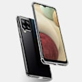 Pikkukuva 3 / 11: Samsung Galaxy A12 kuori Army V3 läpinäkyvä