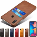 Pikkukuva 5 / 6: Samsung Galaxy A40 -kotelo korttipaikalla - Ruskea A40