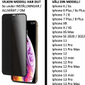 Miniatyrbild 2 av 11: Iphone 13/12/11/xr/x/xs/8/7/6 pro/max/skal skärmskydd privacy - Transparent Iphone X