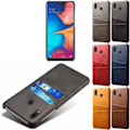 Miniatyrbillede 1 af 6: Samsung A40 etui cover beskyttelse læder kort visning mastercard - Lysebrun / beige A40