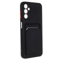 Pikkukuva 7 / 9: Musta korttikotelo suojaa Samsung A14/A34/A54 - VALITSE: BLACK A14 SAMSUNG GALAXY