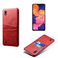 Miniatyrbild 4 av 7: Samsung A10 skal fodral skydd skinn kort visa mastercard amex - Blå A10