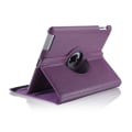 Miniatyrbillede 3 af 4: Beskyttelse 360° rotation iPad 2/3/4 etui stativ skærmbeskyttelse skal bag: Lilla Ipad 2/3/4 fra 2011/2012 Ikke Air