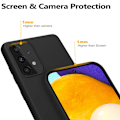 Pikkukuva 8 / 8: Silikon TPU skal Samsung A52/A52s fodral mobilskal skärmskydd - White Samsung Galaxy A52/A52s