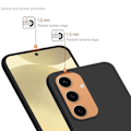 Miniatyrbillede 4 af 6: Samsung Galaxy S24/S24FE/S24ULTRA mobilcover silikone / TPU - RØD Samsung S24 FE