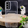 Miniatyrbild 3 av 3: Samsung Galaxy A05s skal korthållare mobilskal slot - Transparent SAMSUNG A05S