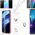Pikkukuva 1 / 7: Valitse Huawei P20/P30/P40/PSmart Pro/Lite -kuori suoja - Transparent Huawei P Smart 2020