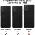 Miniatyrbild 3 av 8: Silikon TPU skal Samsung A52/A52s fodral mobilskal skärmskydd - Turkos Samsung Galaxy A52/A52s