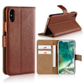Miniatyrbillede 2 af 2: Iphone x/xs/xr/xsmax pung etui cover - Brun Iphone XR