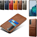 Miniatyrbillede 5 af 6: Samsung S21 Enterprise Edition cover etui beskyttelse kort vis - Lysebrun / beige S21 Enterprise Edition