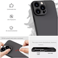 Miniatyrbillede 4 af 6: iPhone 16 Pro/ProMax/Plus skal mobilcover silikone / TPU - BLÅ IPHONE 16 PRO