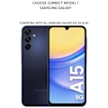 Miniatyrbild 2 av 6: Samsung Galaxy A15 plånboksfodral plånbok fodral skal vit - VIT SAMSUNG A15 5G / 4G
