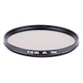 Miniatyrbild 1 av 3: CPL- / POLARISATIONSFILTER 72 MM Svart