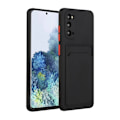 Miniatyrbillede 3 af 8: Sort kortholder etui cover Samsung A21S/A20E/A50/A10 - Black A21S Samsung Galaxy