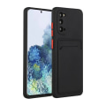 Pikkukuva 3 / 8: Musta korttikotelo kotelo Samsung A21S/A20E/A50/A10 - Black A10 Samsung Galaxy