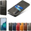 Pikkukuva 1 / 6: Samsung Galaxy S21 kuori - suojaa puhelinta ja kortteja Grey Samsung S21