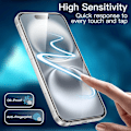 Pikkukuva 5 / 11: 3-pakkia iPhone 16:lle Tempered Glass -näytönsuojia Premium läpinäkyvä
