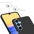 Miniatyrbillede 2 af 6: Samsung Galaxy A15/A25/A55/A05s mobilcover silikone / TPU - SORT Samsung A15