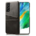 Miniatyrbillede 2 af 11: Kortholder Samsung S22+ cover mobilskal hul til oplader og høretelefoner - Sort Samsung Galaxy S22 Plus
