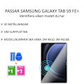 Pikkukuva 2 / 6: Samsung Galaxy Tab S9 FE+ Plus -näytönsuoja karkaistu lasi 9H läpinäkyvä  