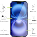 Miniatyrbillede 7 af 11: 3-pak iPhone 16 Skærmbeskytter Hærdet Glas Premium gennemsigtig