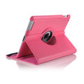 Miniatyrbild 3 av 4: Skydd 360° rotation iPad 2/3/4 fodral ställ skärmskydd skal bag: Cerise Ipad 2/3/4 från år 2011/2012 Ej Air