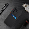 Miniatyrbillede 10 af 11: Sort kortholder etui til Samsung S22/S21/S20 FE/Ultra/Plus - Black S20 Samsung Galaxy