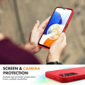 Miniatyrbild 4 av 10: Samsung Galaxy A14 skal mobilskal silikon /  TPU - VÄLJ: VIT  