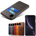 Pikkukuva 1 / 7: Iphone 12 Pro Max suojakotelo nahka kortti Visa Amex - Vaaleanruskea / beige iPhone 12 Pro Max