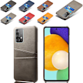 Miniatyrbillede 4 af 4: Kortholder Samsung A52/A52s cover mobilcover hul til oplader - Grå Samsung Galaxy A52/A52s 5G 4G
