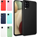 Pikkukuva 1 / 9: Silikon TPU kuori Samsung A12 -kotelo suojakalvo punainen - Red Galaxy A12