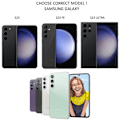 Pikkukuva 2 / 7: Samsung Galaxy S23 FE lompakkokotelo - Punainen SAMSUNG S23 FE