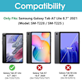 Miniatyrbillede 2 af 6: Skærmbeskytter Samsung Galaxy Tab A7 Lite 2021 Transparent