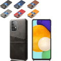 Pikkukuva 4 / 4: Samsung A52/A52s -kotelo, korttikotelo, jossa on reikä laturille Musta Samsung Galaxy A52/A52s 5G 4G