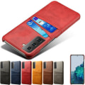 Miniatyrbillede 3 af 6: Samsung Galaxy S21+ etui kort - Lysebrun / beige S21+
