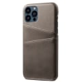 Miniatyrbillede 8 af 11: Kortholder til iPhone 13 Pro Max - Mobilcover med plads til høretelefoner Grå iPhone 13 Pro Max