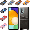 Miniatyrbillede 1 af 9: Kortholder Samsung A53 5G cover mobilcover hul til oplader hovedtelefoner - Lysebrun Samsung Galaxy A53