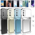 Miniatyrbillede 1 af 4: Samsung Galaxy Note 20/10/9/8 Plus/Ultra skal etui med plads til kort - Transparent Note 10 Samsung Galaxy