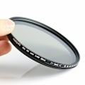 Miniatyrbild 2 av 4: Gråfilter ND2-400 82mm variabelt Svart