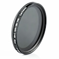 Miniatyrbild 2 av 3: Gråfilter ND2-400 49mm variabelt Svart