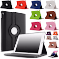 Miniatyrbillede 1 af 2: iPad Pro 10.5 etui beskyttelse 360° rotation stativ skærmbeskyttelse taske: Sort Ipad Pro 10.5 / Ipad Air 3
