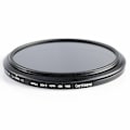 Miniatyrbild 2 av 3: Gråfilter ND2-400 77mm variabelt Svart